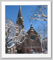 Die Kirche im Winter